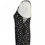 Free People Black Floral jumpsuit Wideleg boho sleeveless cottagecore feminine Photo 5