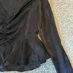 L'Academie Black Silk Blouse Photo 6