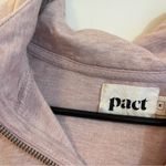 Pact  Size Medium Zip Up Hoodie Mauve Pink Organic Cotton Sustainable Photo 3
