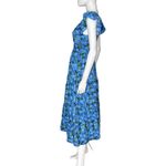 English Factory Women's Floral-Print Tiered Flutter-Sleeve Dress Blue Sz XS NWT Photo 3