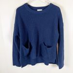 MELLODAY Navy Blue Knit Pullover Sweater with Pockets Size Large NWT Photo 5