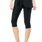 Spanx Wrap and Go Front Tie Mini Skirt in Black Size Small/Medium Photo 2