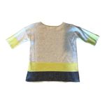 Forte Cashmere colorblock sweater Gray Photo 5