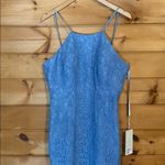 NWT Gather & Gown Kayla timeless blue lace dress Size 12 Photo 3