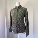 The Territory Ahead Vintage Y2K  Teal, Green & Pink Collared Button Down Shirt Photo 1
