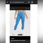 Gymshark POWER REGULAR LEGGINGS Blue Women's High-Waisted Leggings Photo 6