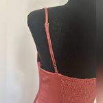 Abercrombie & Fitch PETITE mini pink satin slip dress with adjustable straps. Photo 10