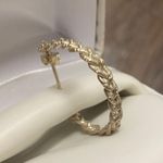 STERLING SILVER CASANDRA HOOPS Photo 2