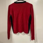 Maurice's  Red & Black Knit Long Sleeve Pullover Vintage Sweater Women’s Size S Photo 1