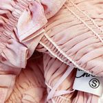 Pastel Pink White Lace Ribbon Bow French Romantic Cottagecore Ballet Crop Top Photo 7