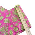 Womens Floral Embroidered Pink Green Shift Dress Size 2 Square Neck Folk Ethnic Photo 11