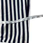 Crown & Ivy Navy Blue White Ruffle Neck Cotton Long Sleeve XL Photo 7