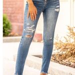 ✨VERVET Parkside Haylie High Rise Button Fly Sz 28 Skinny Jeans✨ Blue Photo 1