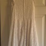 City Studios White Lace Dress Photo 3