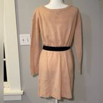 Fiorucci  medium wool sweater dress with belt in beige / pink . Photo 2