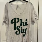 The Social Life Phi Sigma Sigma Short Sleeve Top Photo 1