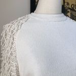 Bershka Shaggy Sleeve Sweater Ivory Small S Photo 4