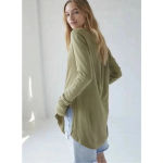 Free People We the Free Snowy Thermal top in Sunstone size XS Photo 2