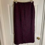 Pendleton  Dark Purple Floral Maxi Skirt Size 6 Petite vintage whimsigoth Photo 5