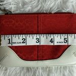 Coach  Red Canvas Wristlet Photo 6
