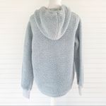 Xhilaration  Light Blue Gray Teddy Hoodie Photo 1