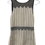 White House | Black Market Whbm Sleeveless Sweater Tank XS Knit Crewneck Dotted Striped Viscose Pullover Photo 1