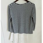 Cut Loose Women's Linen Top/T Shirt Braton Strip Nautical Size M Lagen Look White Size M Photo 4