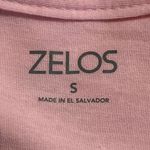 Zelos  womens size small pink long sleeve v-neck t-shirt casual wear new Photo 6
