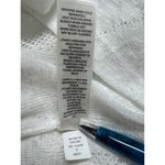 Chico's  Cleo Cutout Jacquard Top Short Sleeve Knit Fashion Antique White Size 2 Photo 6