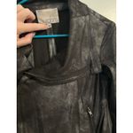 Rohm Soft Faux Leather Moto Jacket – XS Black/Silver Black Photo 2