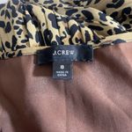 J.Crew Dress Sz 8 Long Sleeve Leopard Animal Print Safari Safari Chic Boho Fall Photo 8