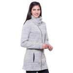 Kuhl Alaska Heather Gray/Black Marbled Zip Front Sweater Jacket Small Photo 15