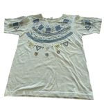 Glitter Jeweled Design Rhinestone Small VTG Abstract Women’s T Photo 0