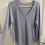American Eagle A&E Soft and Sexy Waffle Long Sleeves Photo 0