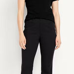 Old Navy  Black High waisted uniform Boot cut pants size 10 Photo 0