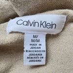 Calvin Klein Holidays Sparkly Gold Beige  Sweater Turtleneck Long Sleeve Women M Photo 6