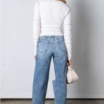 Vestique  Seams Right Long Sleeve Top. Ivory. Small. Photo 1