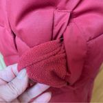 Mango MNG Basics Red Water-Repellent Quilted Puffer Cotton Blanket Coat Sz M/L Photo 4