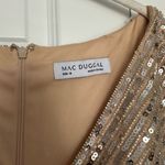 Mac Duggal Sequined Vneck Puff Sleeve Gown Photo 5
