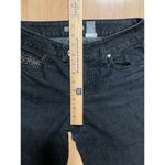 Apt. 9  Luxor Maptoe Womens  Black Jeans Size 6 Rhinestones On Pockets Straight Photo 4