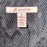 JM Collection Snake embossed fabric Gray Jacket 18 Photo 2