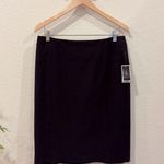 Nine West Black Pencil Mini Skirt Size 8 NWT Perfect for the Office Photo 2