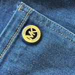 Michael Kors Blue Ankle Cropped Jeans Photo 8