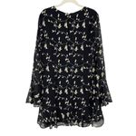 La Maison Talulah Night Spark Floral Chiffon Mini Dress Size XL Black Photo 5