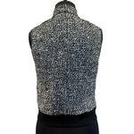 Cache Lined Vest Front Zipper Top New Gray Sueded Trim Banded Bottom $148 NWT Photo 3