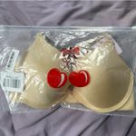 Cherries Beige Push Up Bra Yellow Size M Photo 4