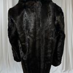 ZARA  OUTWEAR FAUX FUR COAT BROWN BLACK sz M Photo 10