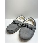 Nordstrom Rack Slippers Womens Size Large Faux Fur Gray Slip On Style NEW Photo 3