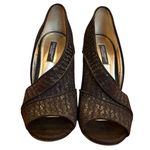 Dolce & Gabbana Black Stilettos Heel D'orsay Pump Shoes Women's Size EU 35, US 5 Photo 3