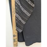 Studio One  Midi Shift Dress Knit Sweater Black/Gray Size 10 Photo 10